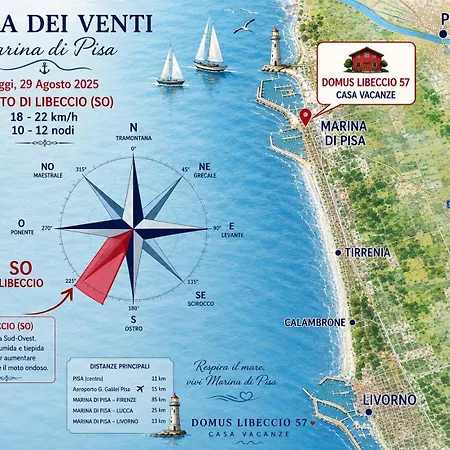 Domus Libeccio 57 Marina Di Pisa